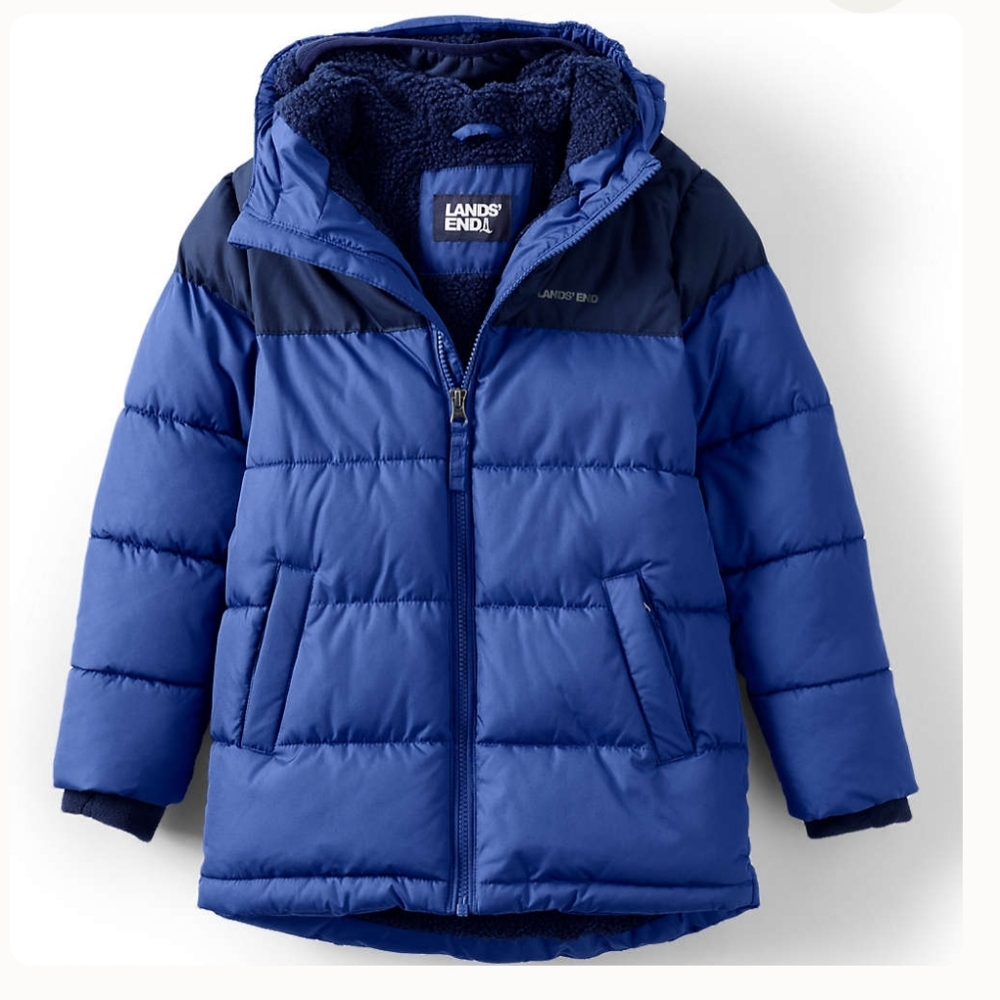 Land's End Hooded Youth Parka Jacket nwt